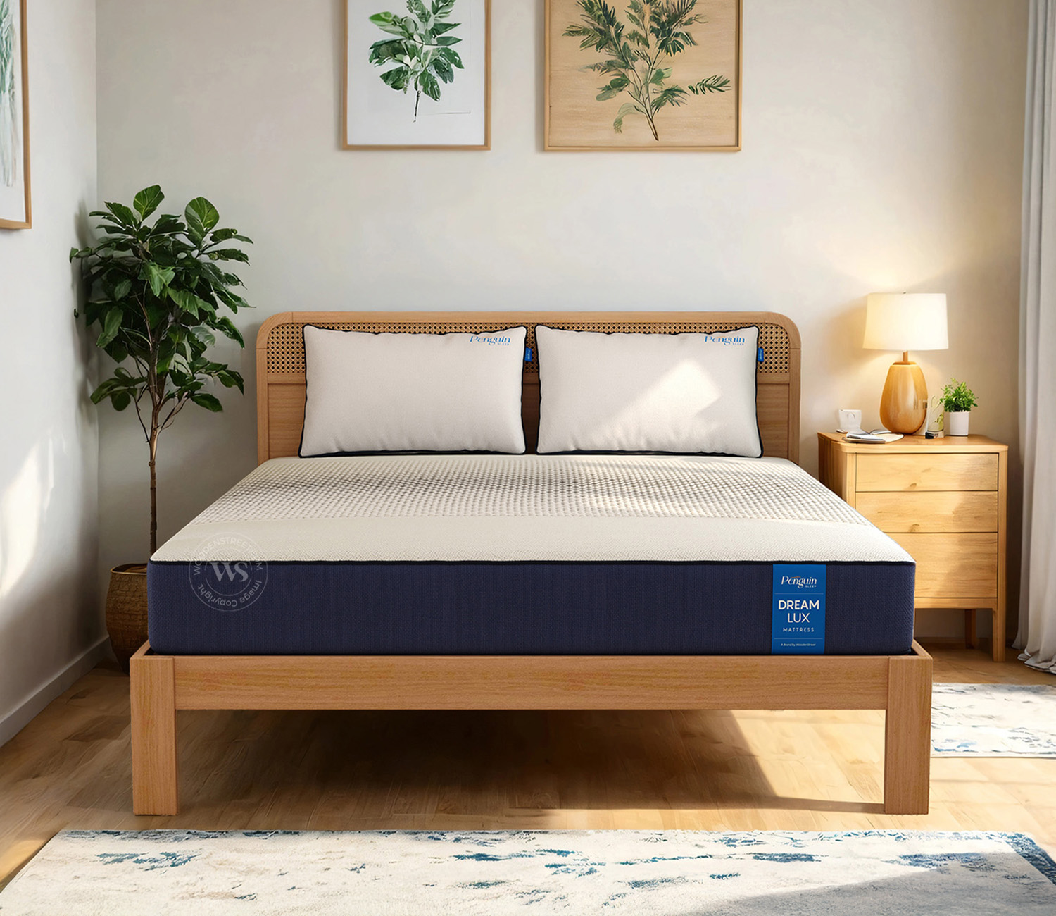 Dream Lux Memory Foam Mattress – Queen Size (78x60 inches, 8-inch Thickness)