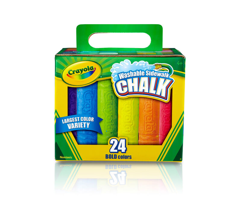 CRAYOLA 24 Count Washable Sidewalk Chalk Knick Knack
