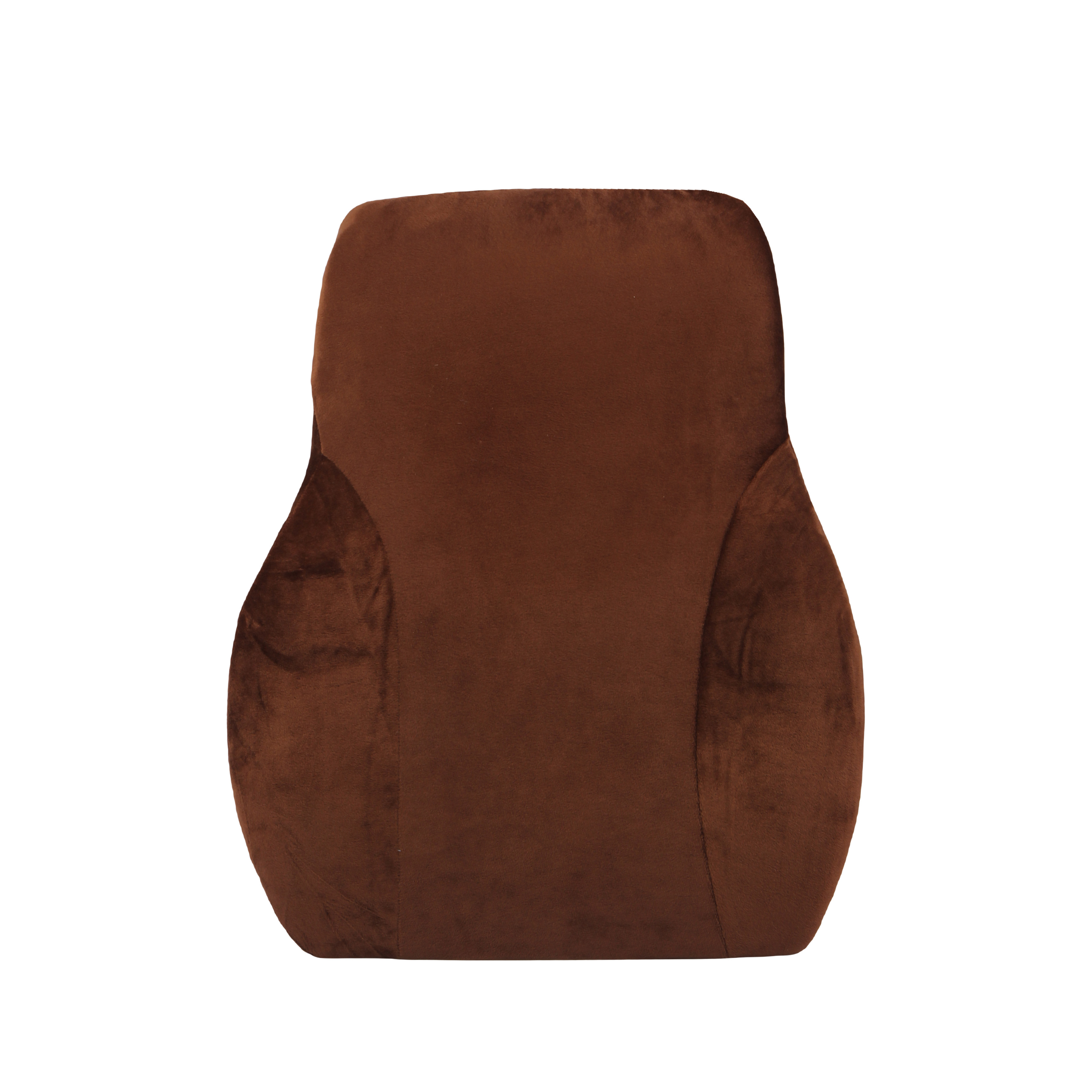 ORKA TRAVEL Presto Orthopaedic Mid-Backrest Cushion with Memory Foam (Ortho Backrest) (Brown)