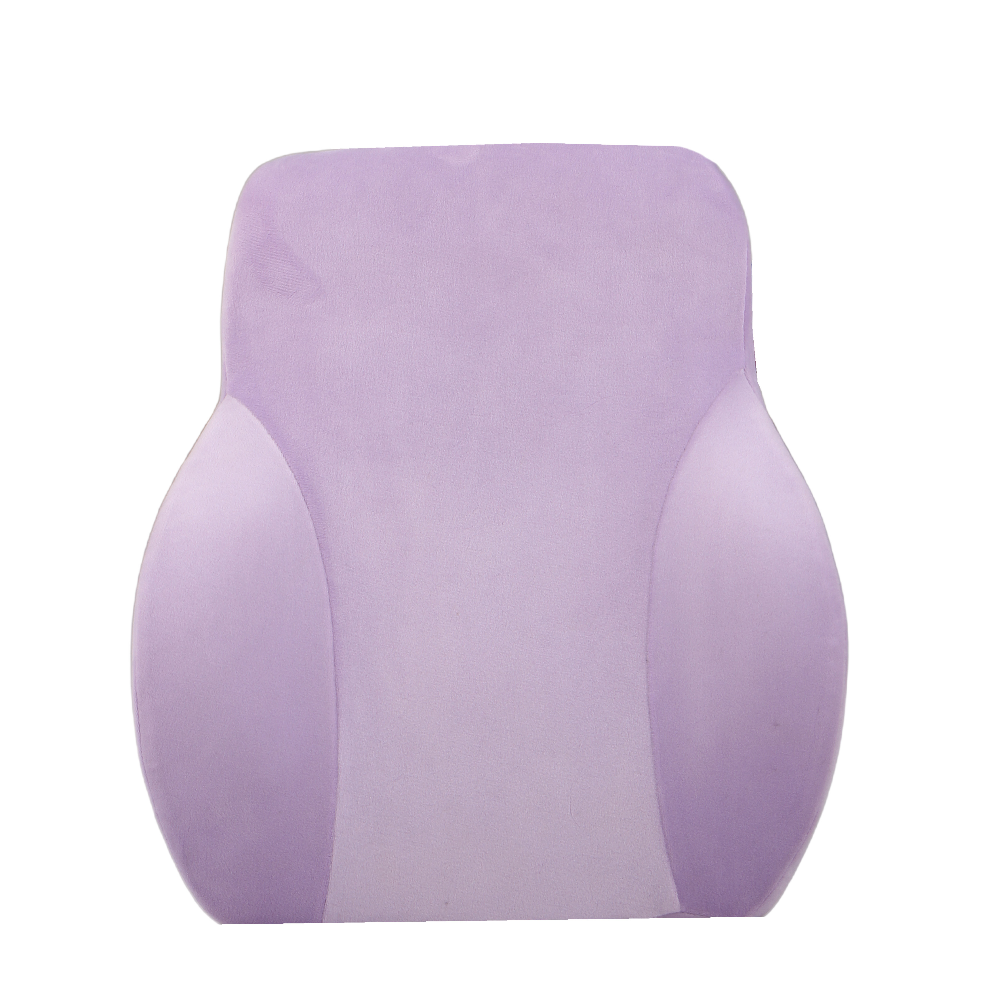 ORKA TRAVEL Presto Orthopaedic Mid-Backrest Cushion with Memory Foam (Ortho Backrest) (Purple)