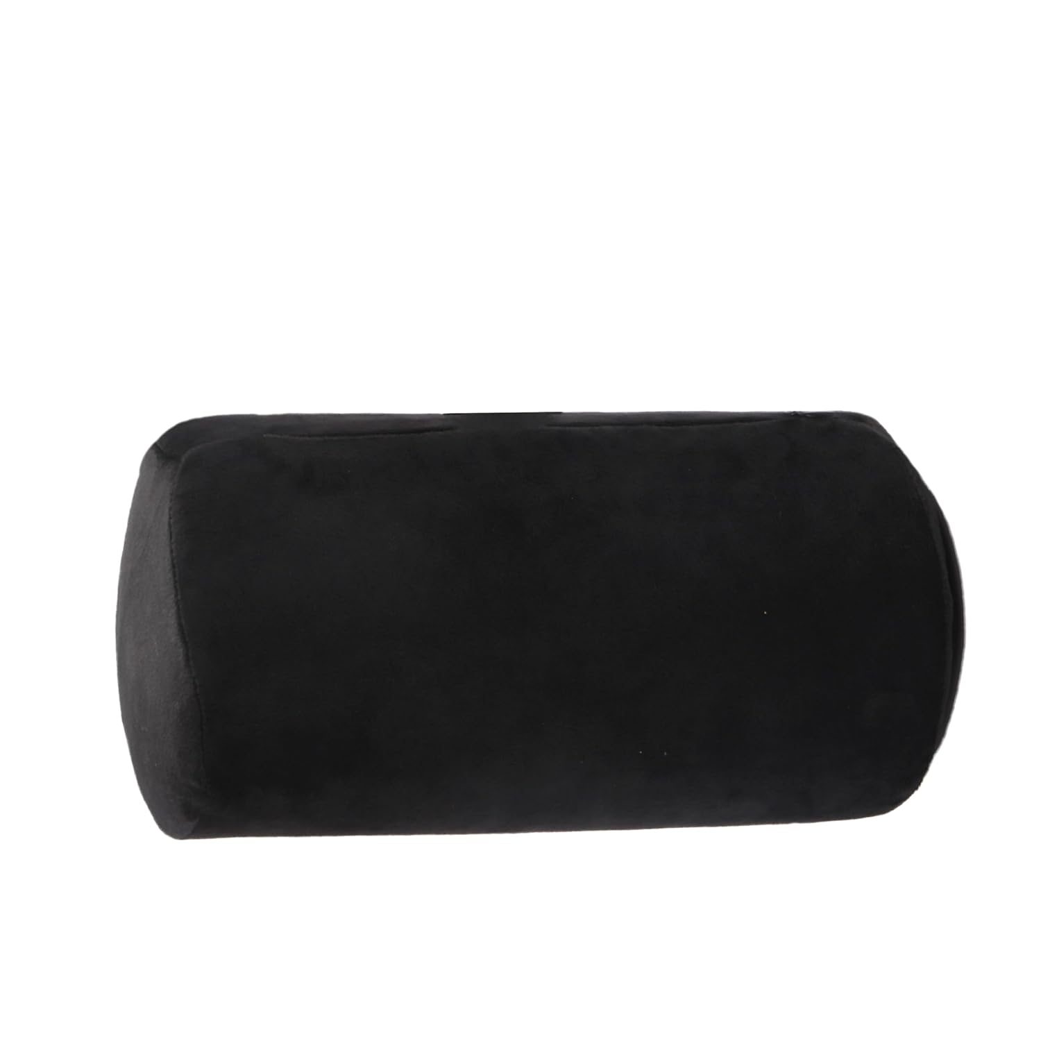 OrkaSleep Cervical Neck Roll Memory Foam Pillow, Bolster Pillow, Round Neck Pillows Support for Sleeping | Bolster Pillow for Bed, Legs, Back and Yoga (Black)