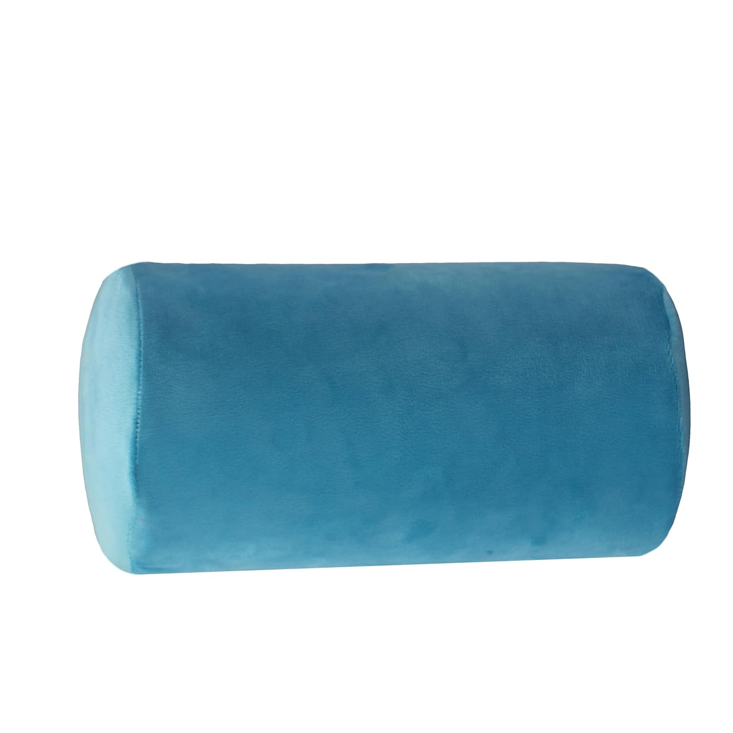 OrkaSleep Cervical Neck Roll Memory Foam Pillow, Bolster Pillow, Round Neck Pillows Support for Sleeping | Bolster Pillow for Bed, Legs, Back and Yoga (Teal)