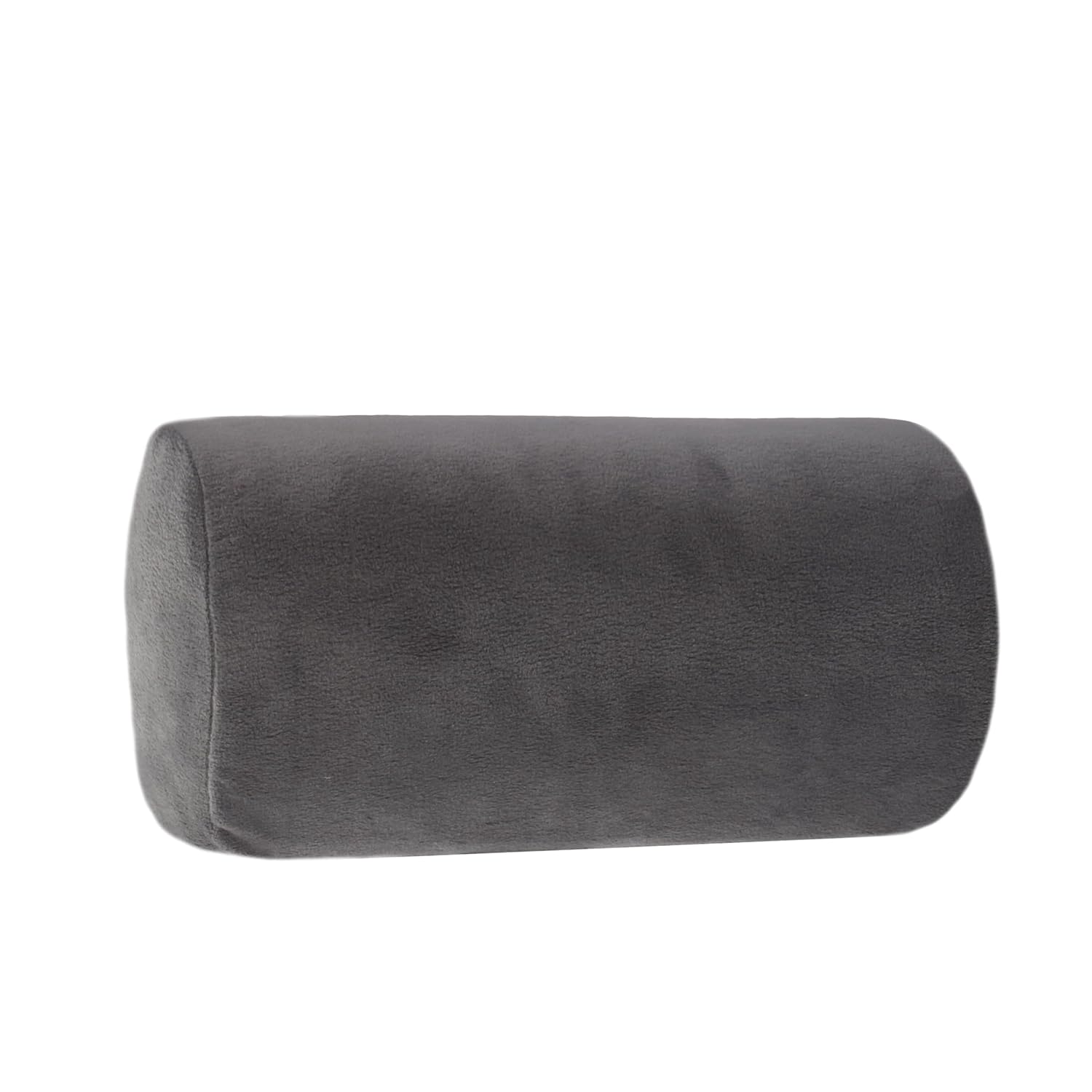 OrkaSleep Cervical Neck Roll Memory Foam Pillow, Bolster Pillow, Round Neck Pillows Support for Sleeping | Bolster Pillow for Bed, Legs, Back and Yoga (Grey)