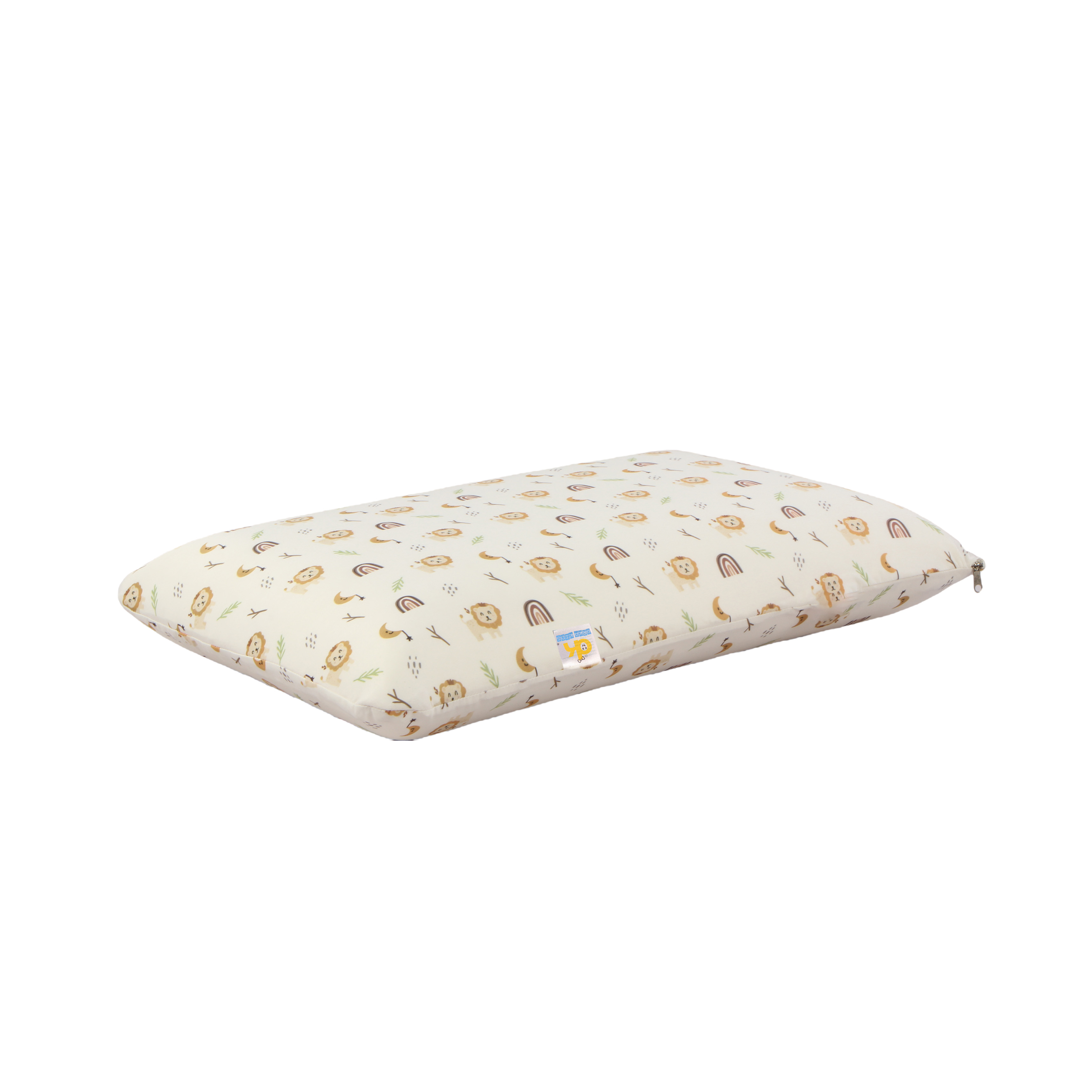 Orka Kids Kids Eco Rectangular Neck Support Pillow for Sleeping & Shoulder Pain Memory Foam Toons & Characters Orthopaedic Pillow Pack of 1  (Lion Toddler)