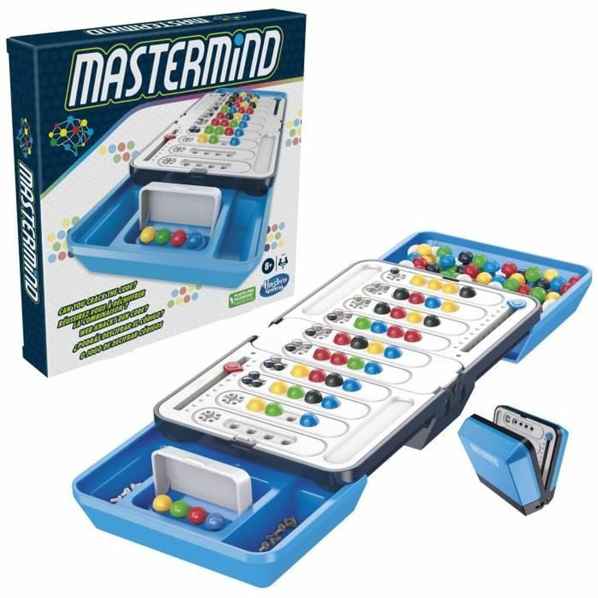 Hasbro Gaming Mastermind Game for Families and Children, Who Cracks the Secret Colour Code, Gift for Families, Family Game