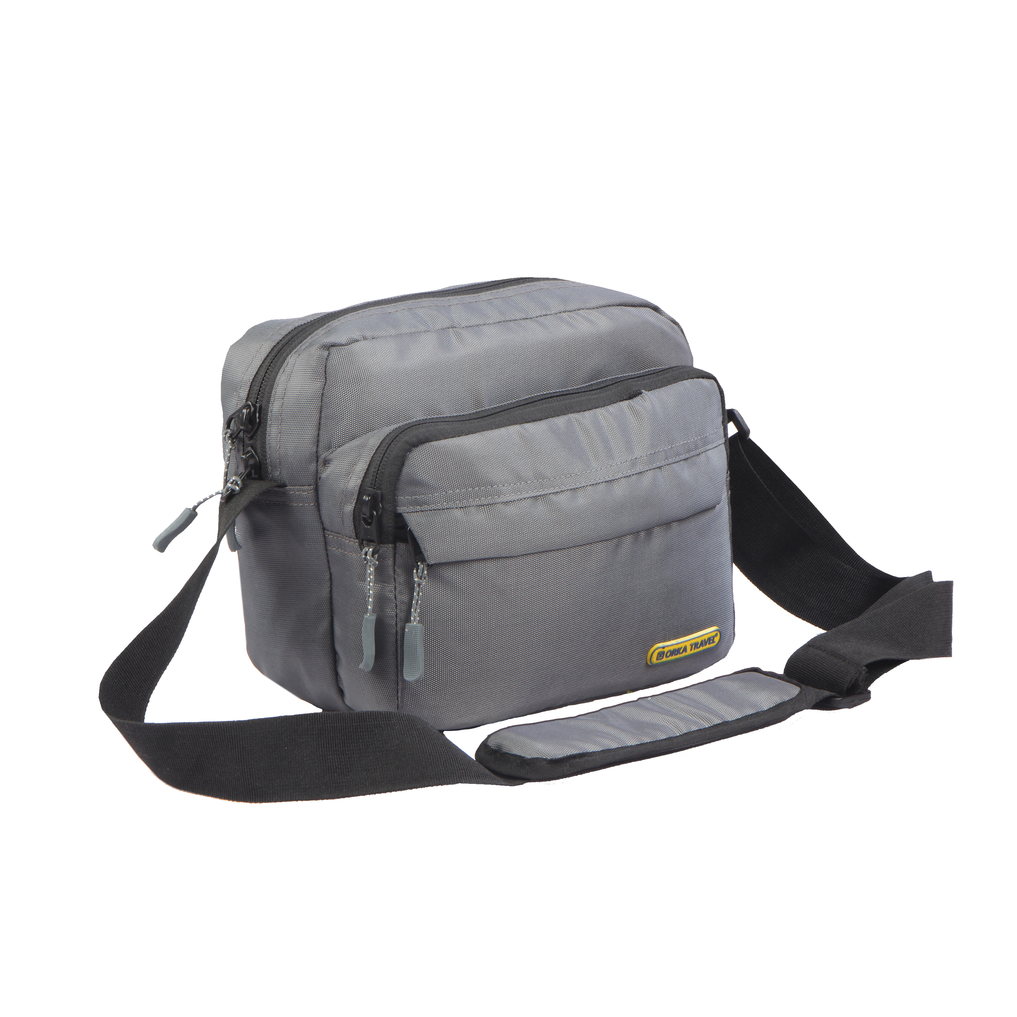 Mini Crossbody Bag, Small Shoulder Bag, Messenger Bag for Cell Phone,Travel,Office,Business, Grey