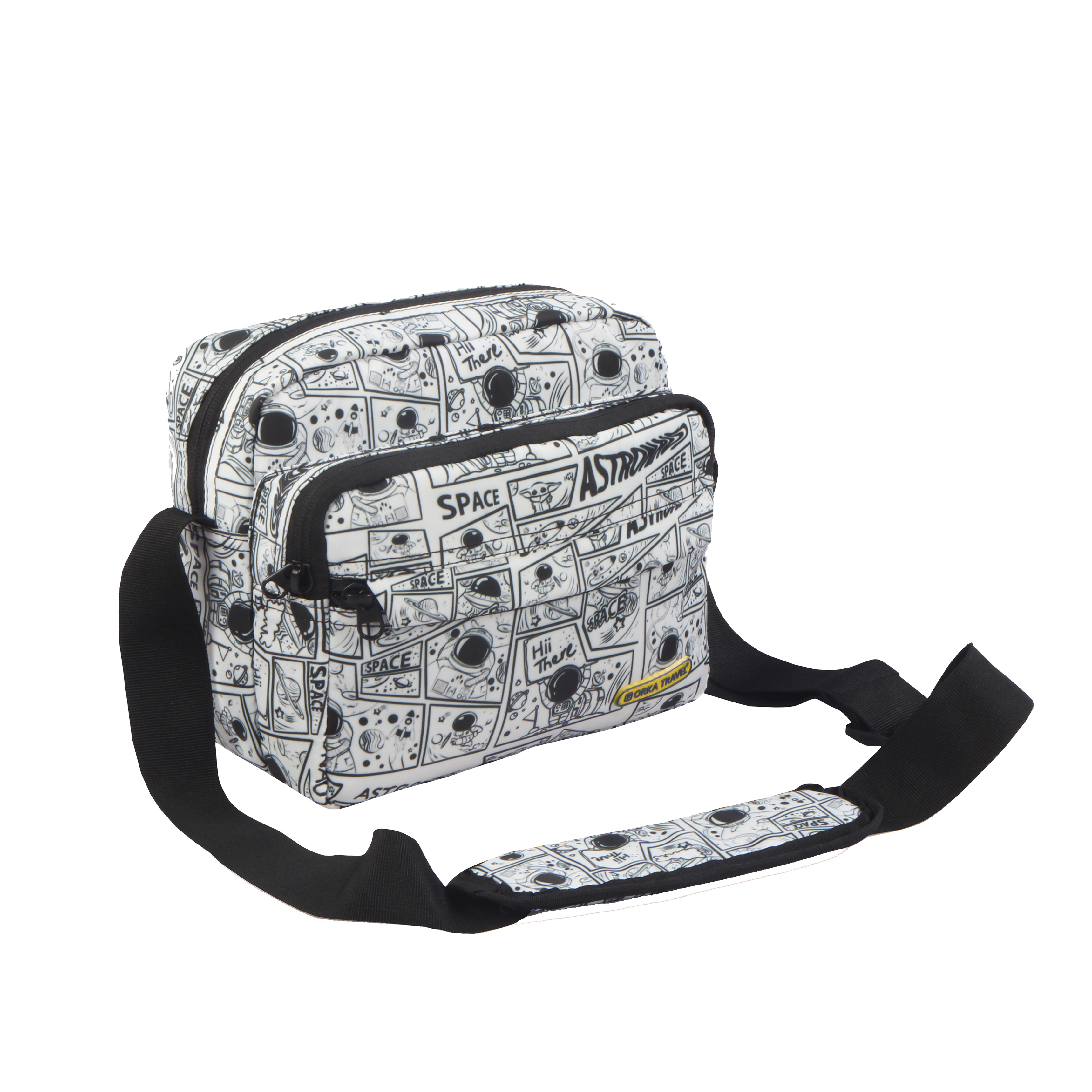 Mini Crossbody Bag, Small Shoulder Bag, Messenger Bag for Cell Phone,Travel,Office,Business, Astronaut