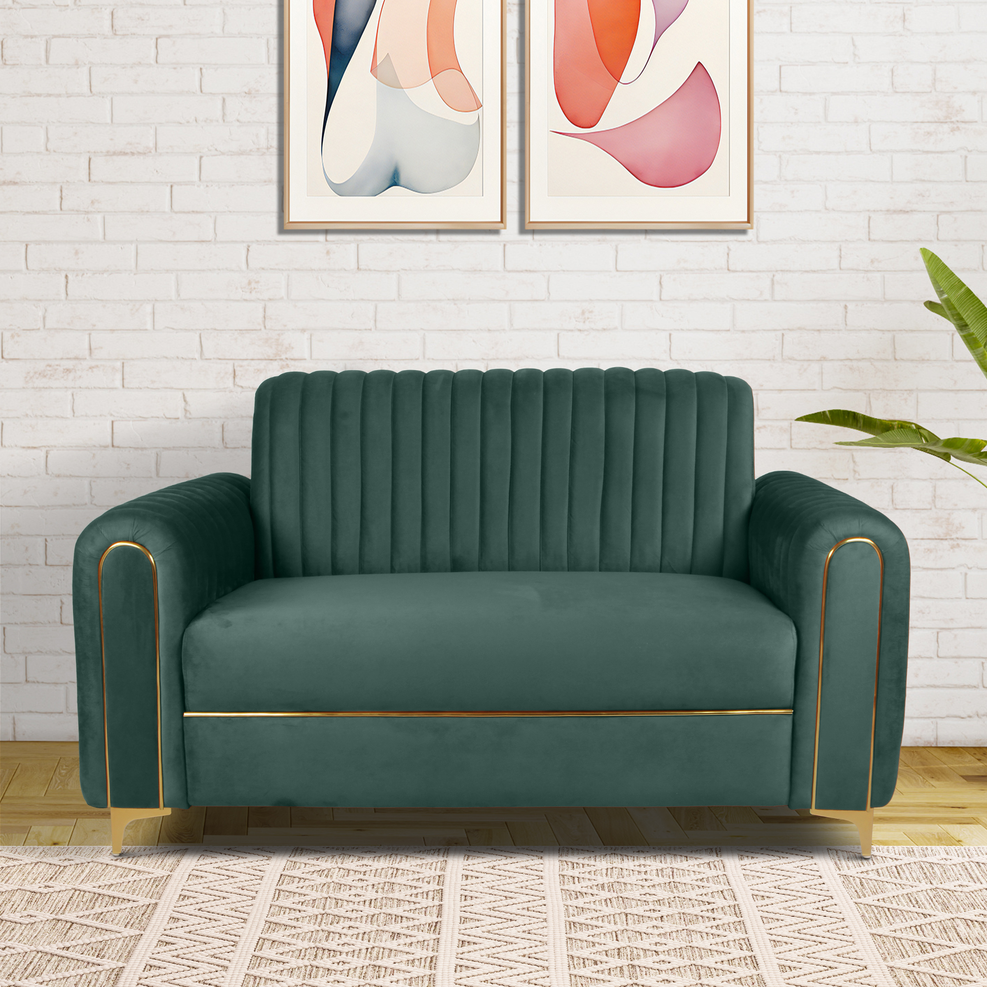 Primrose Austin 2 Seater Sofa - Green