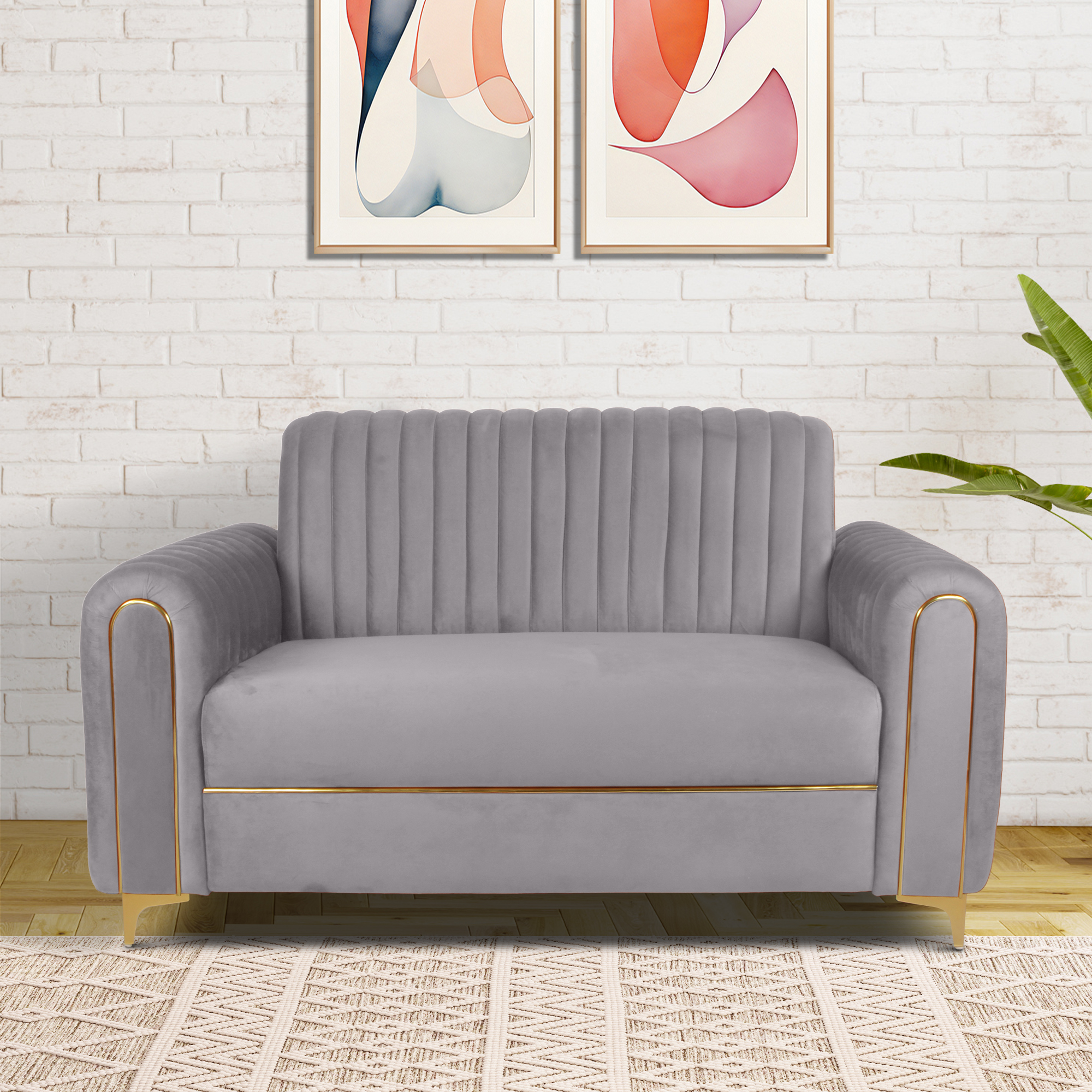Primrose Austin 2 Seater Sofa - Grey