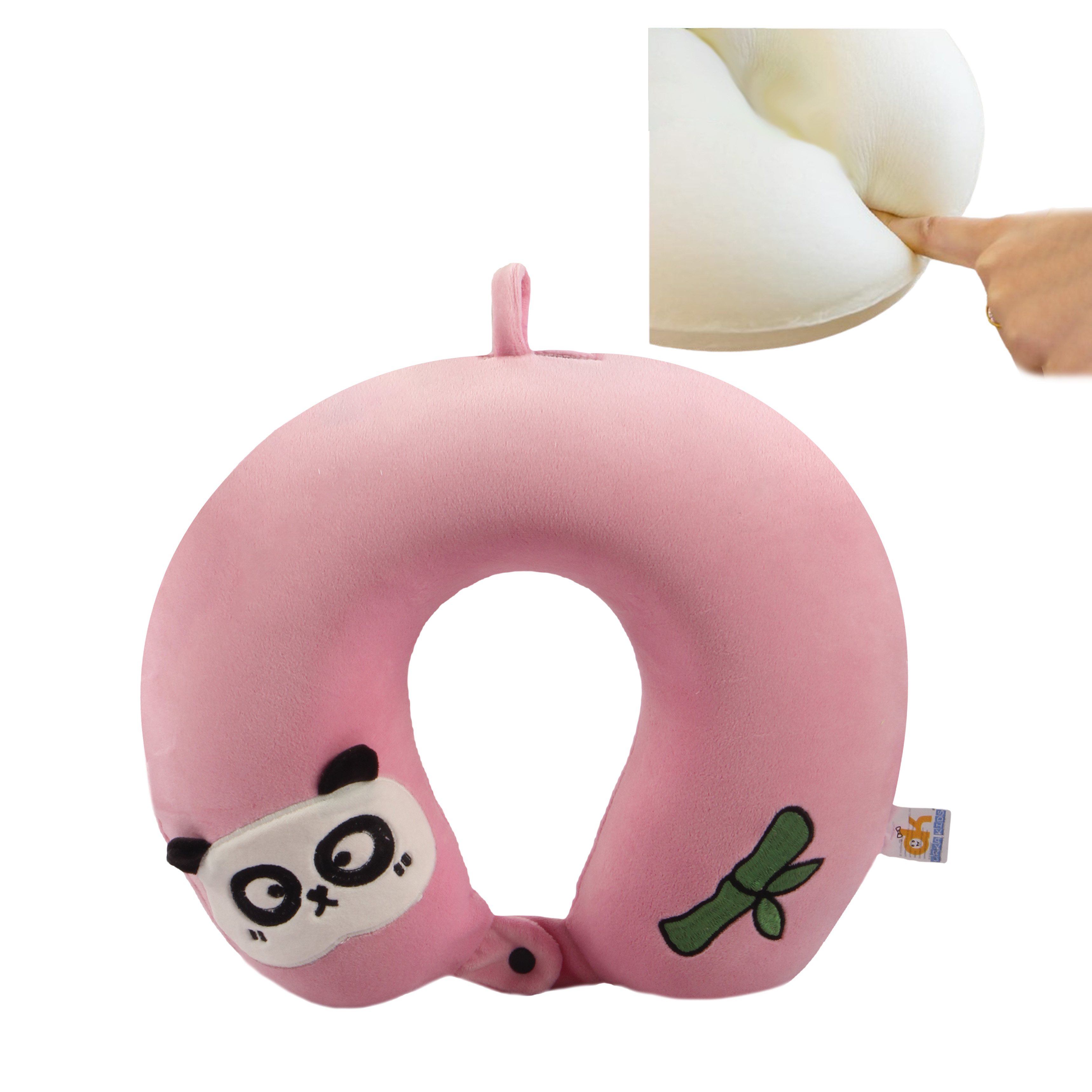 Orka Kids Embroidery Memory Foam Neck Pillow (D5)